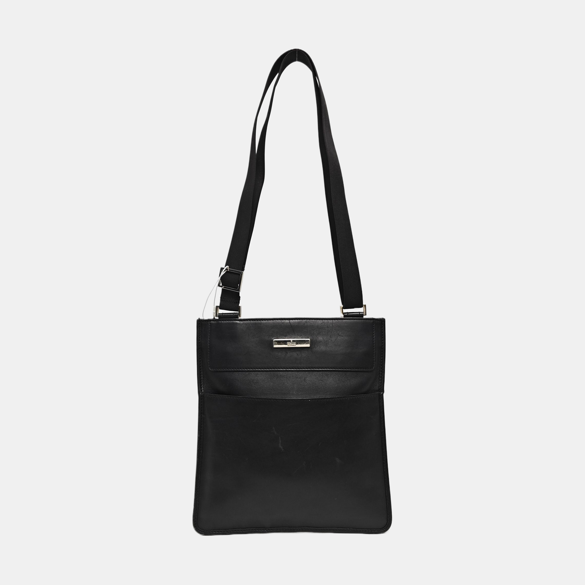 Calfskin Shoulder Bag Black