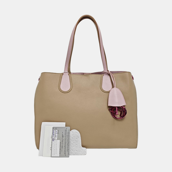 Christian Addict Calfskin Beige