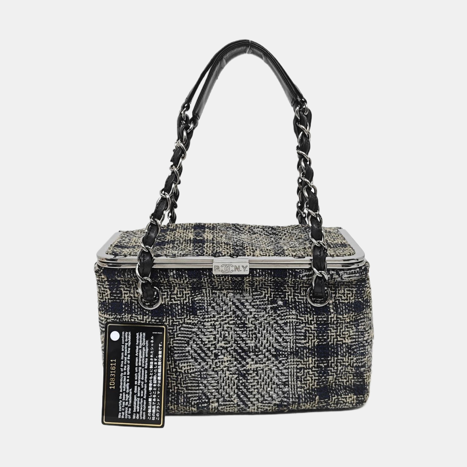 Fabric Top Handle Bag Multicolor