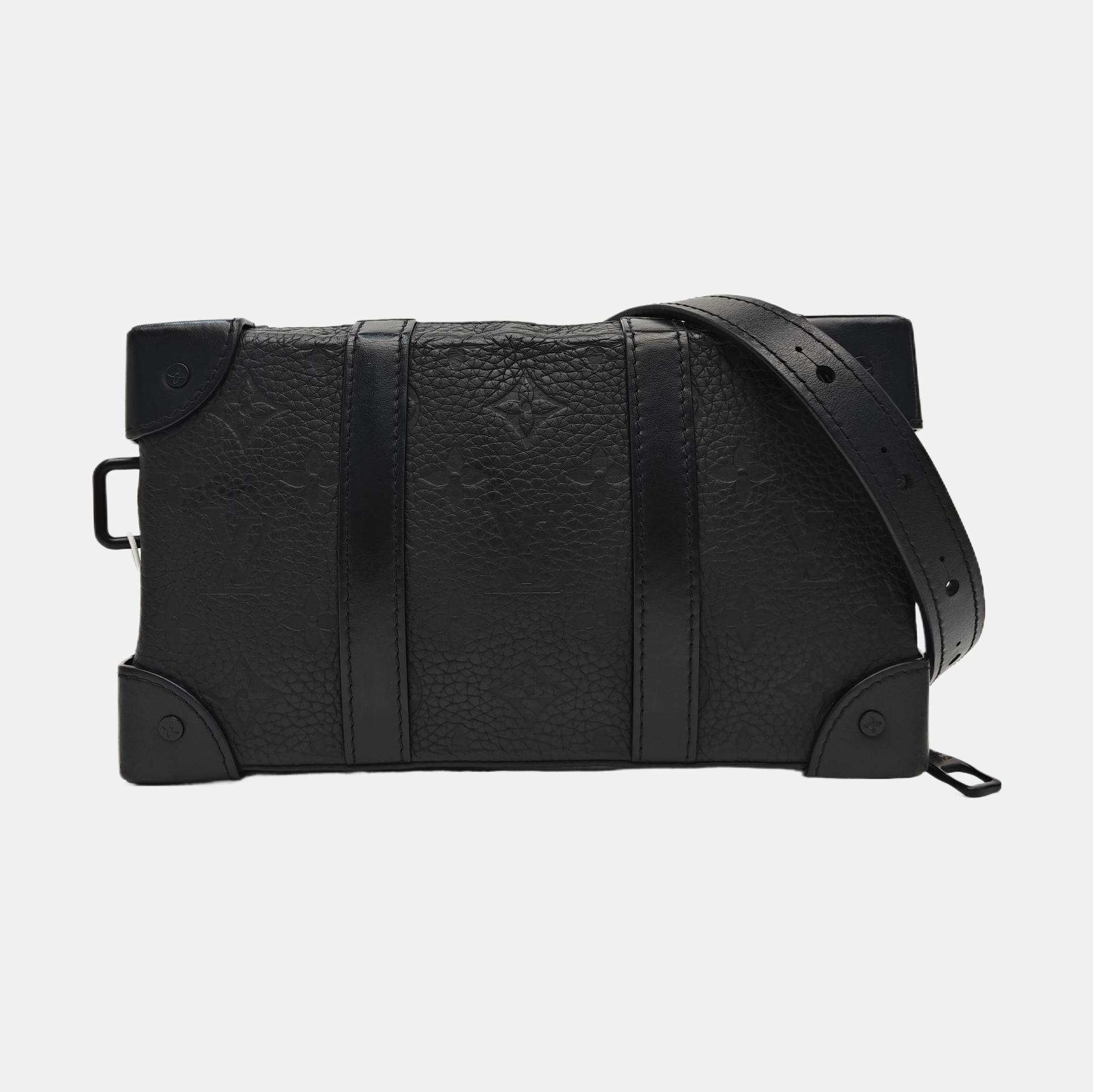 WALLET TRUNK Monogram Calfskin Black