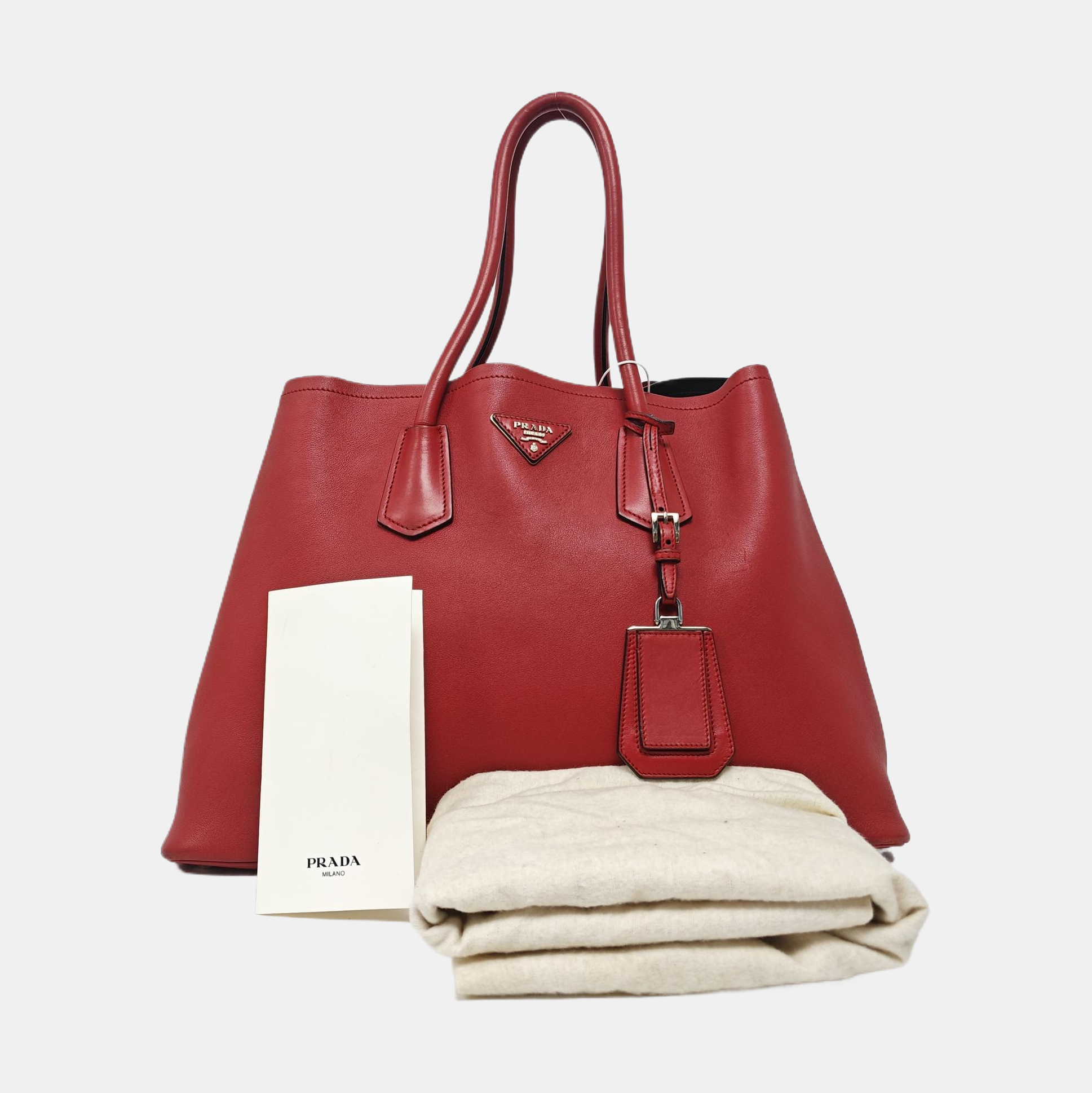 Double Calfskin Red