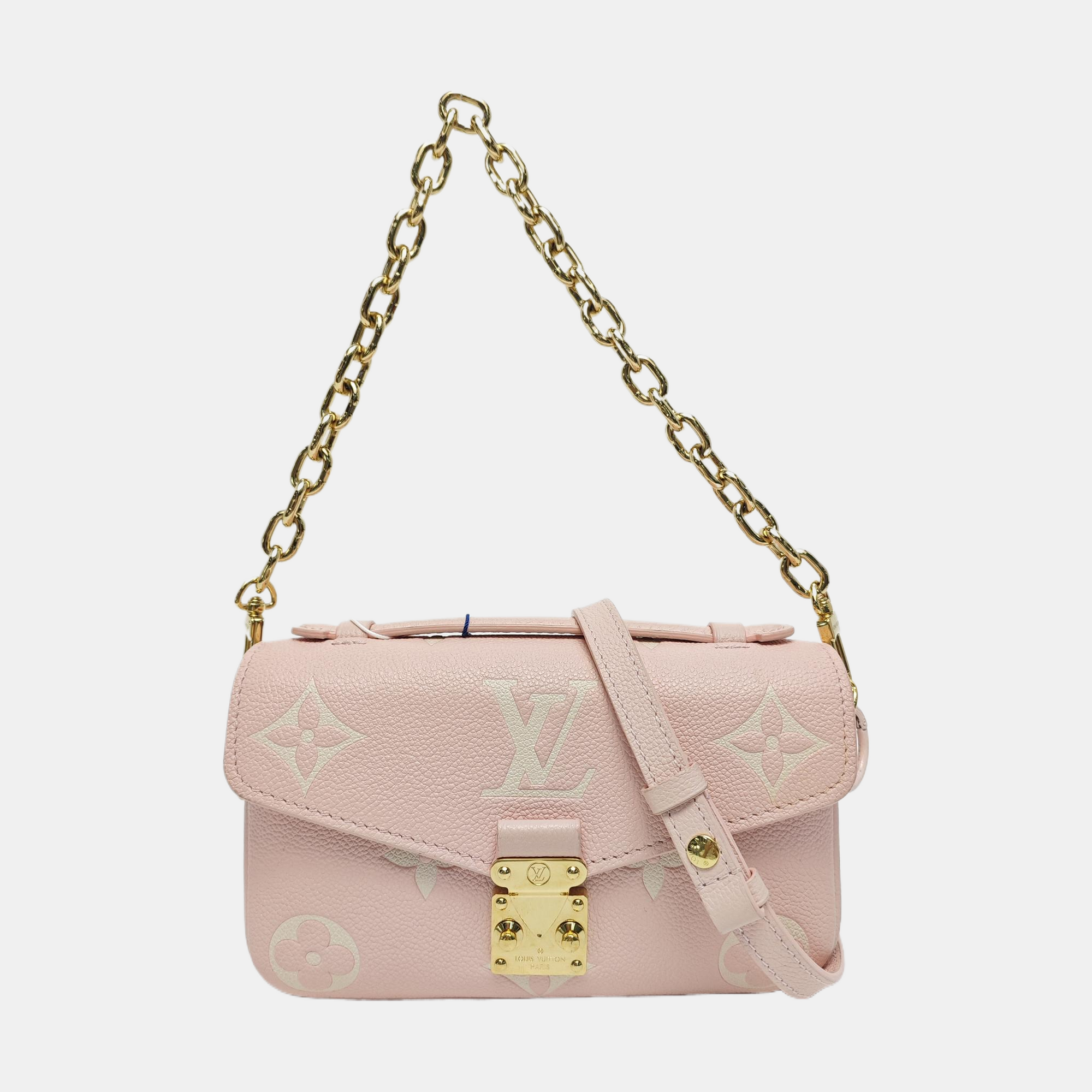 MÉTIS EAST WEST Monogram Calfskin Pink