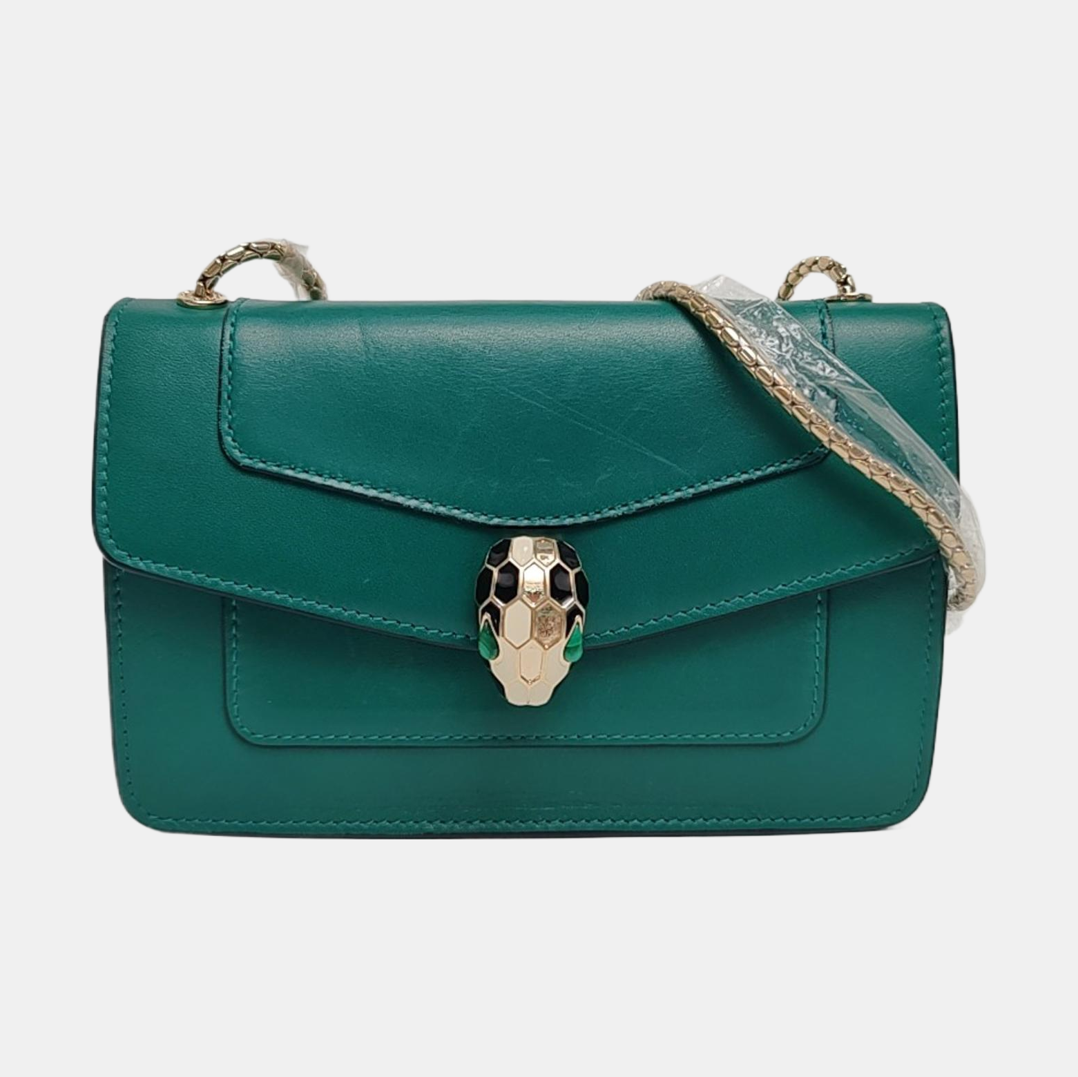 SERPENTI FOREVER Calfskin Green