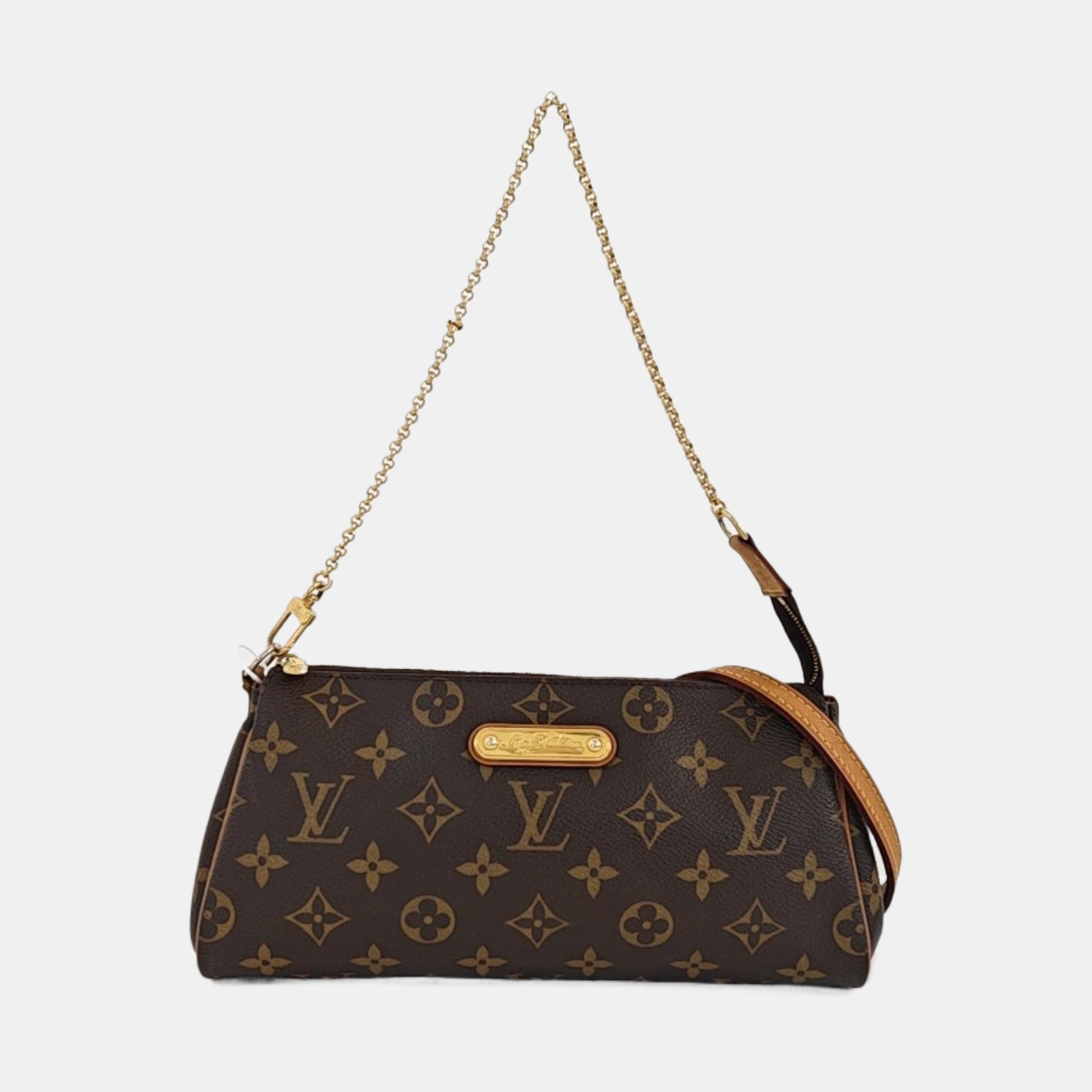 EVA Monogram Coated Canvas Brown