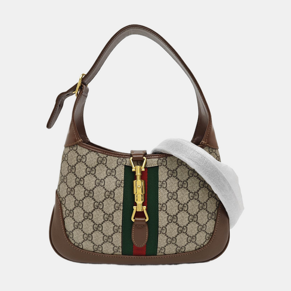 Jackie 1961 Small Monogram Coated Canvas Beige