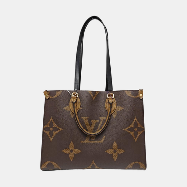ONTHEGO MM Monogram Coated Canvas Brown