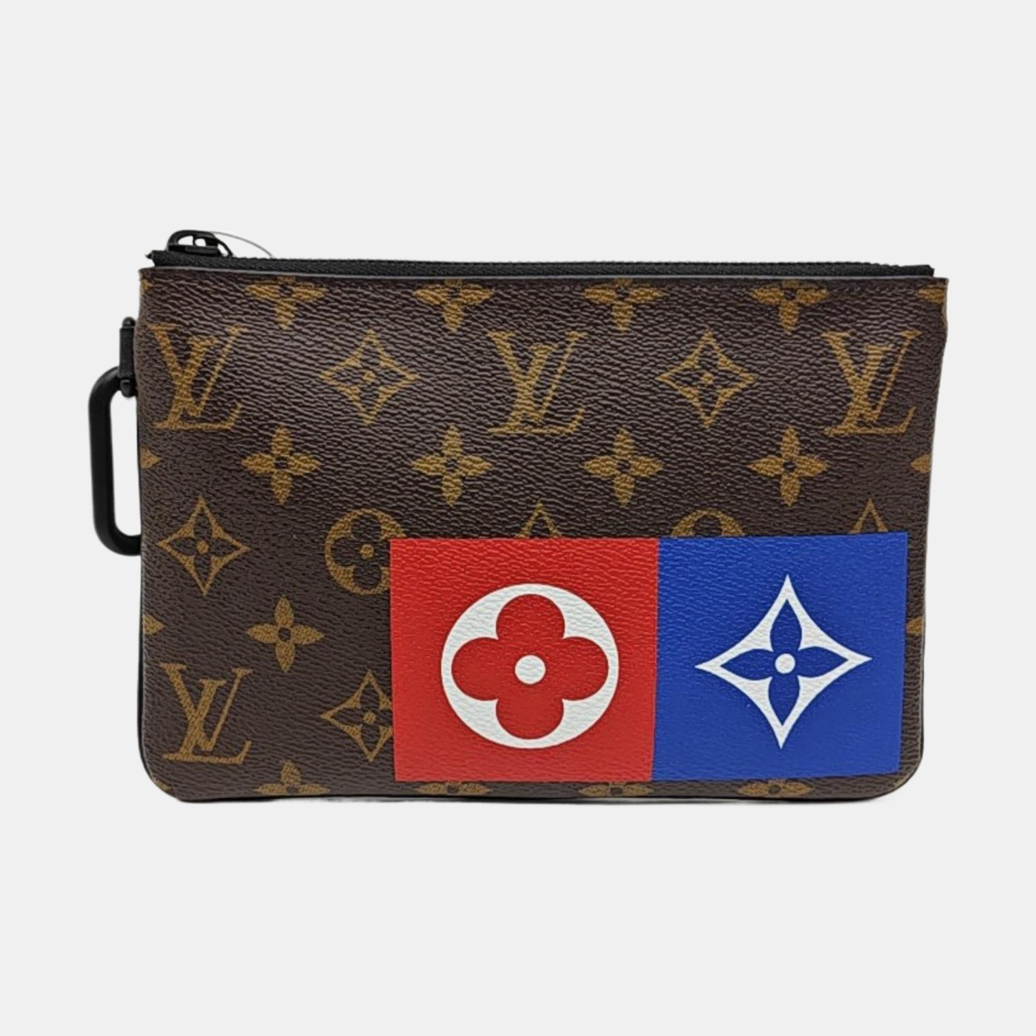 POCHETTE CHAINE MM Monogram Coated Canvas Brown Wallet