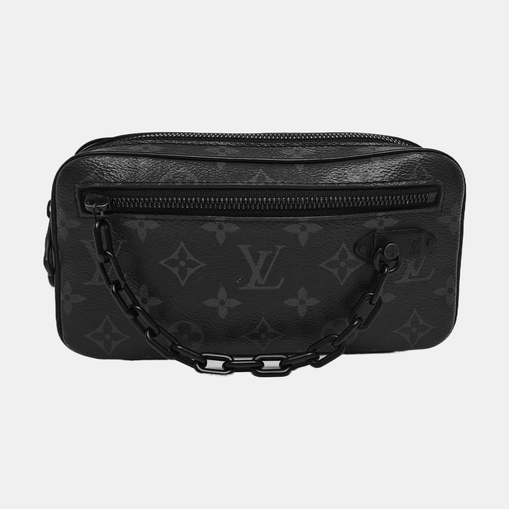 VOLGA Monogram Coated Canvas Black