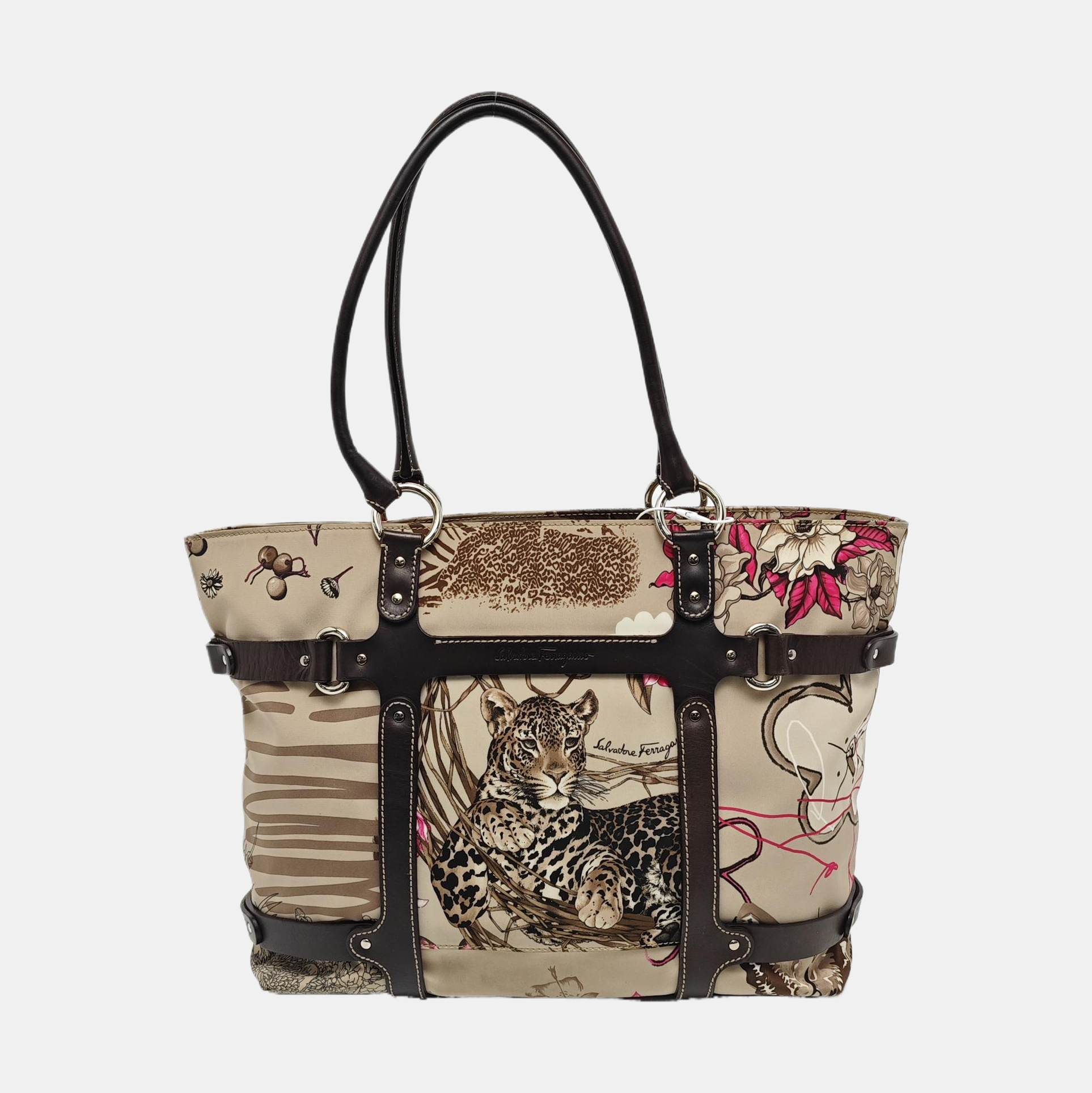 Nylon Tote Bag Gray