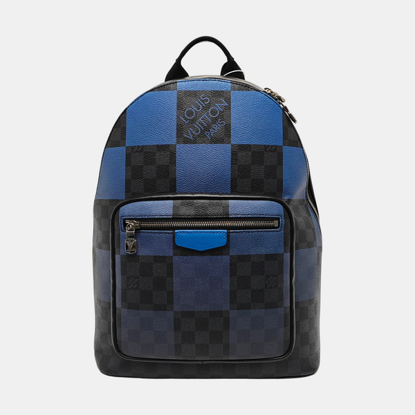 JOSH Damier Graphite Coated Canvas Gray
