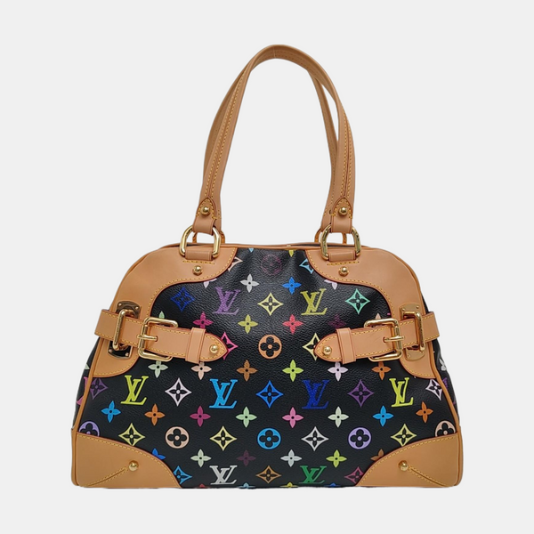 LV × TM CLAUDIA Monogram Coated Canvas Black