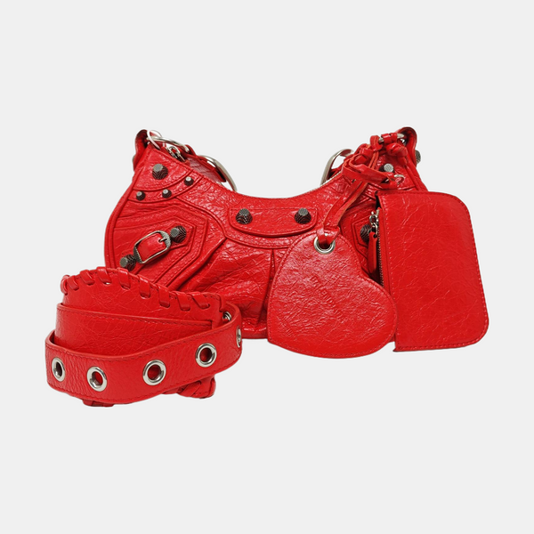 Le Cagole XS Lambskin Red