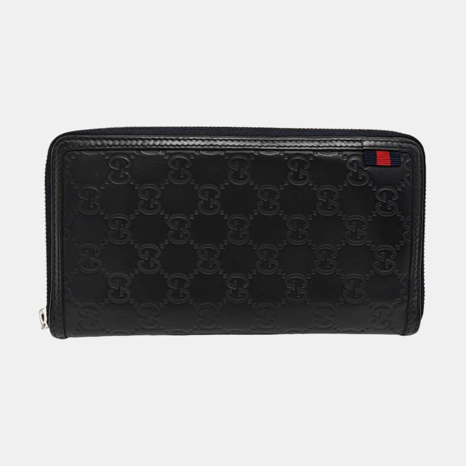 Monogram Calfskin Wallet Black