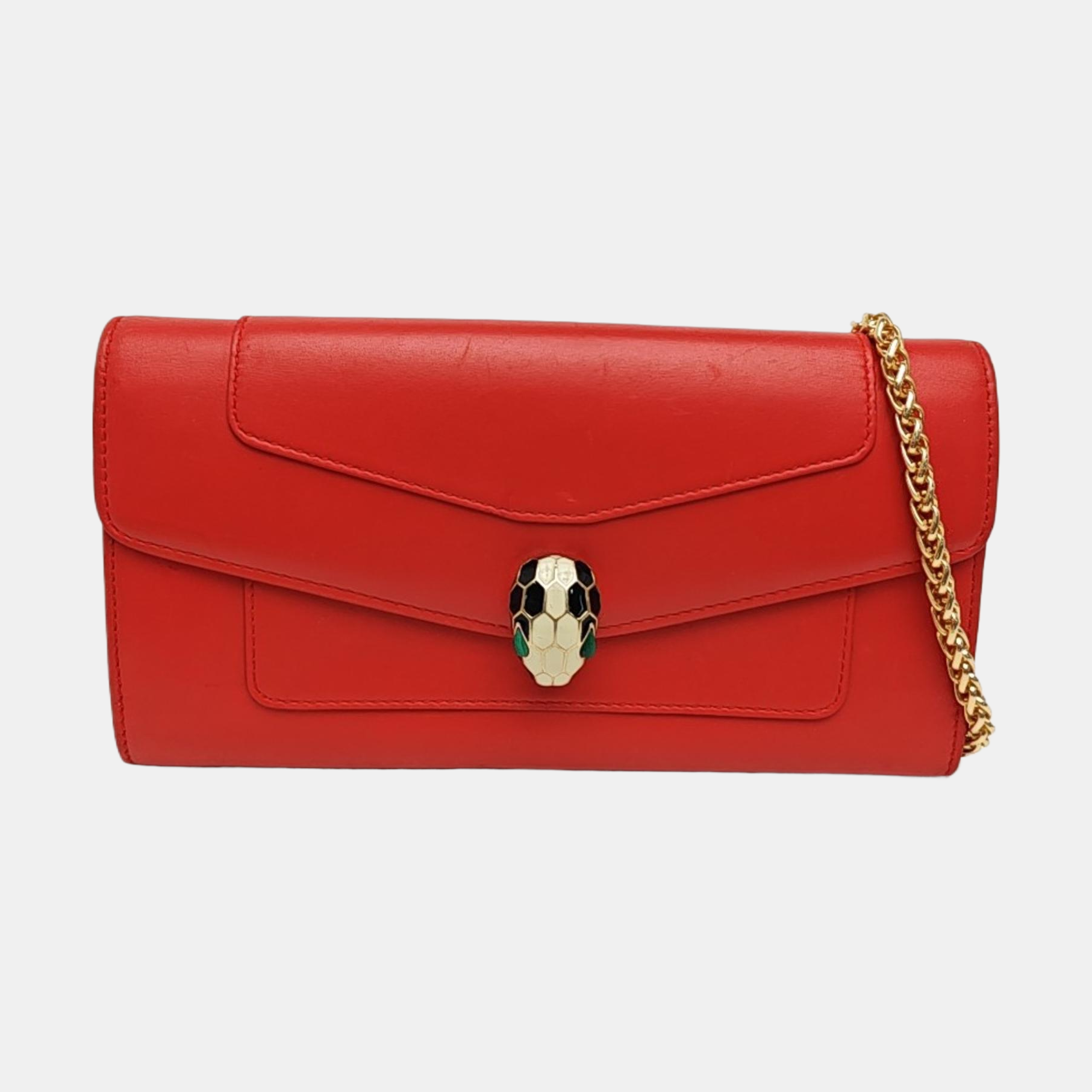 SERPENTI FOREVER Calfskin Red