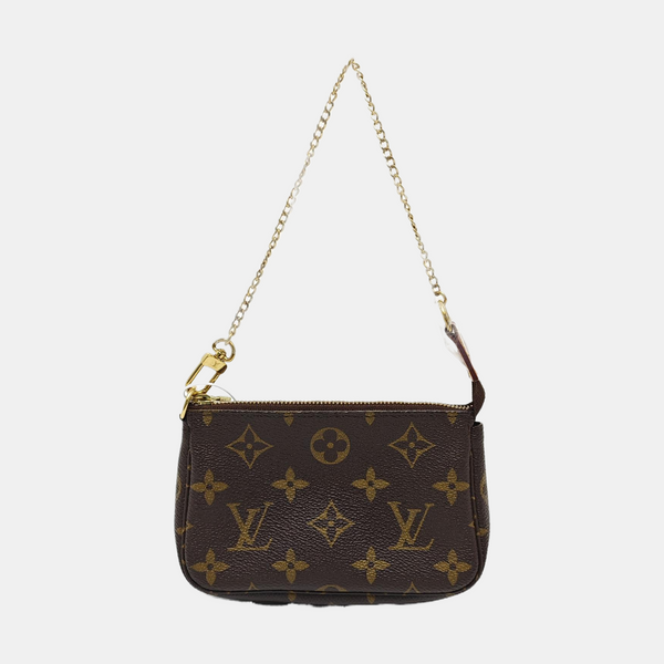 ACCESSOIRES Mini Monogram Coated Canvas Brown