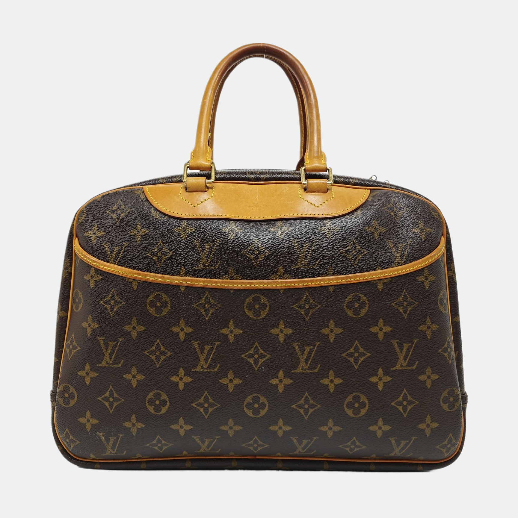 DEAUVILLE Monogram Coated Canvas Brown