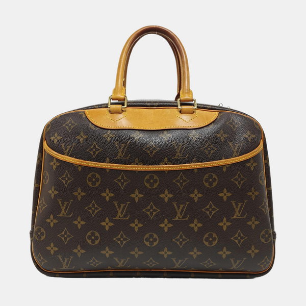 DEAUVILLE Monogram Coated Canvas Brown