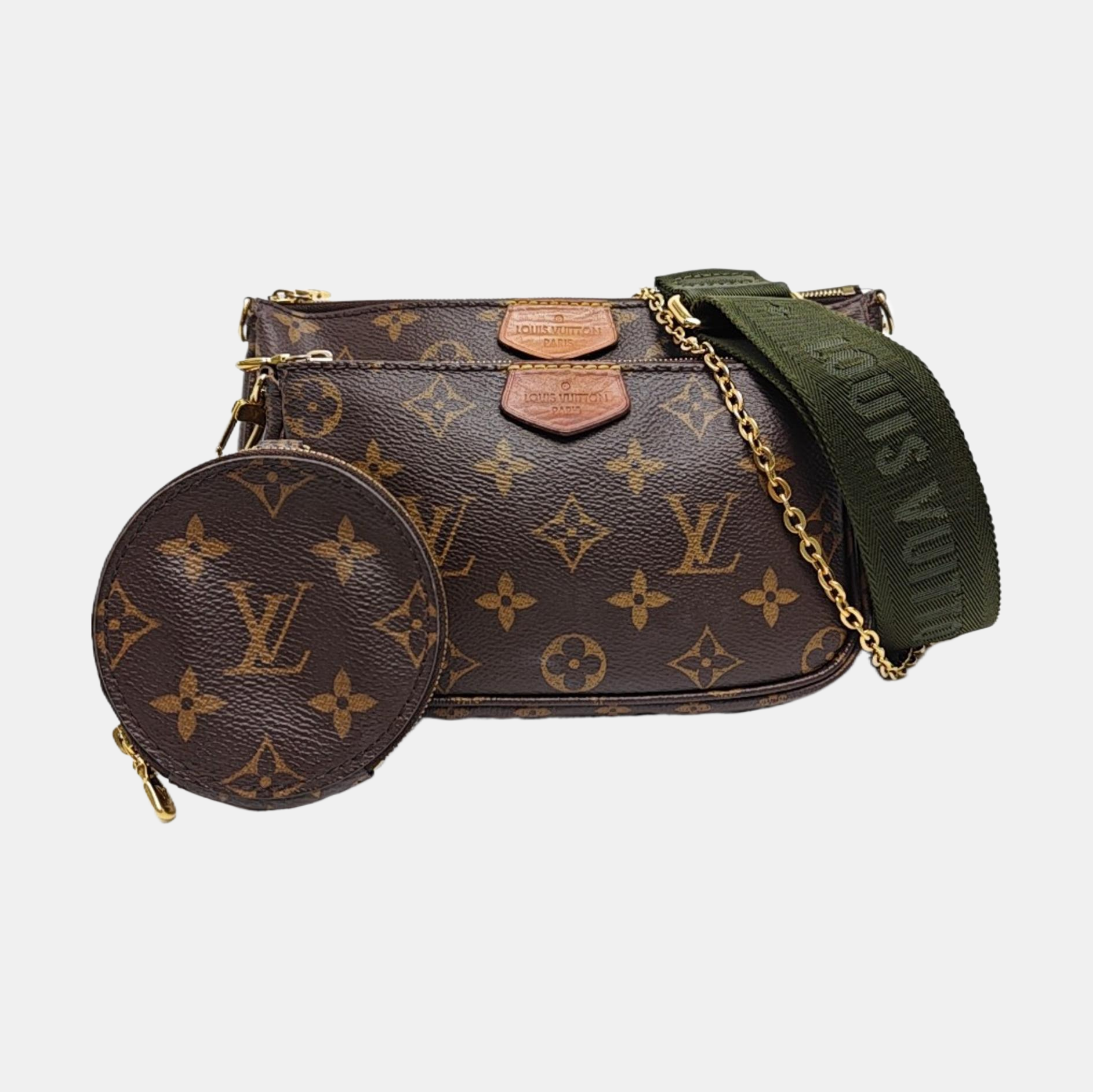 MULTI Monogram Coated Canvas Brown