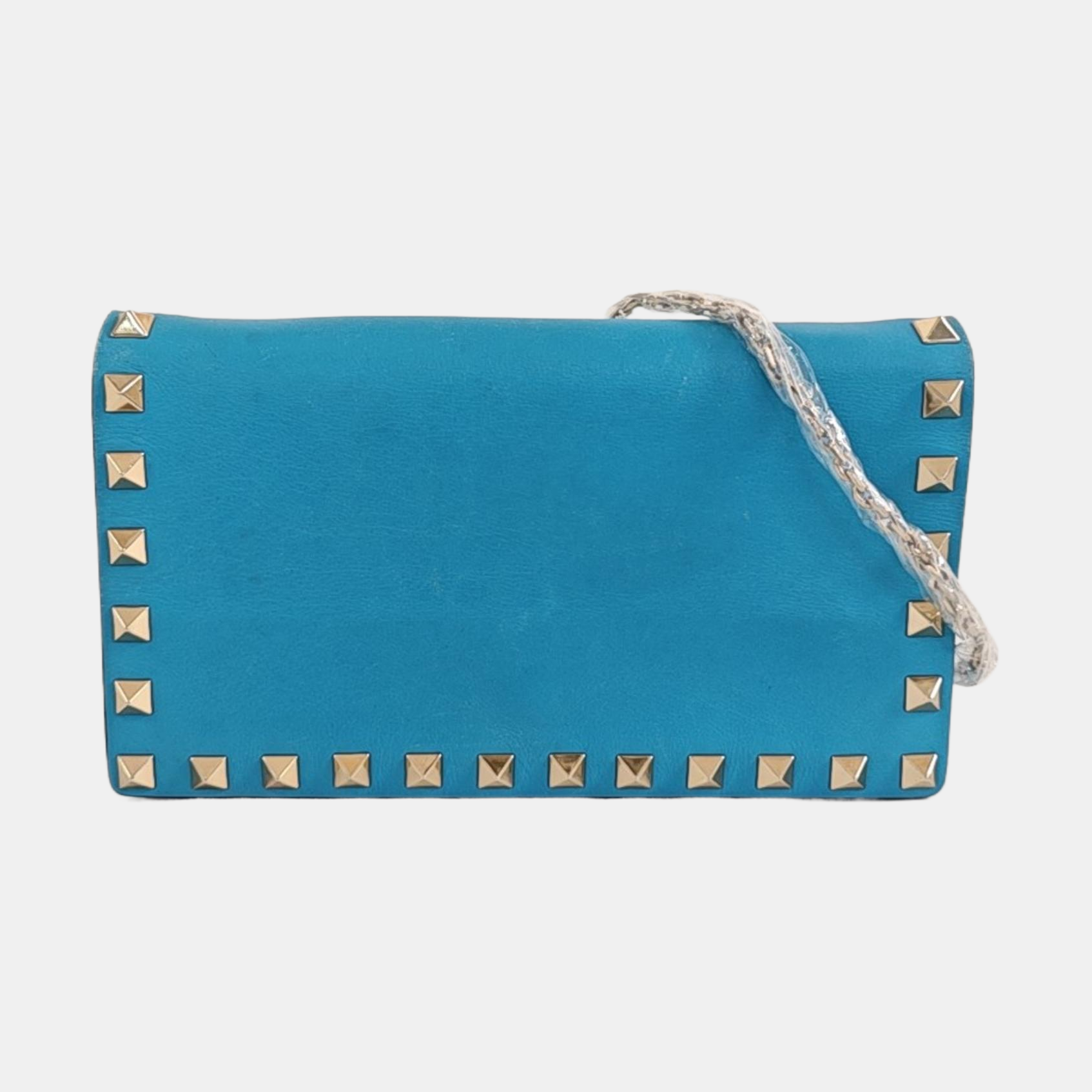 Rockstud Calfskin Blue