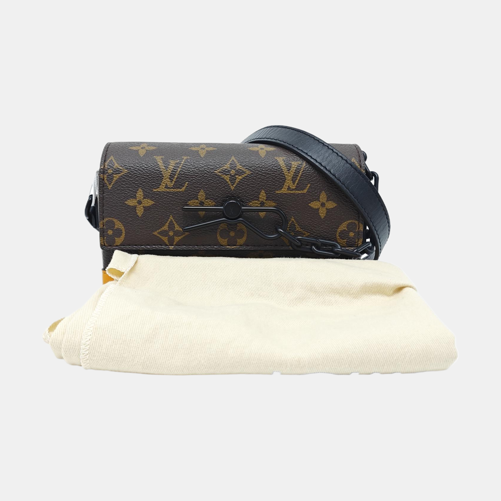 SOFT TRUNK Mini Monogram Coated Canvas Brown