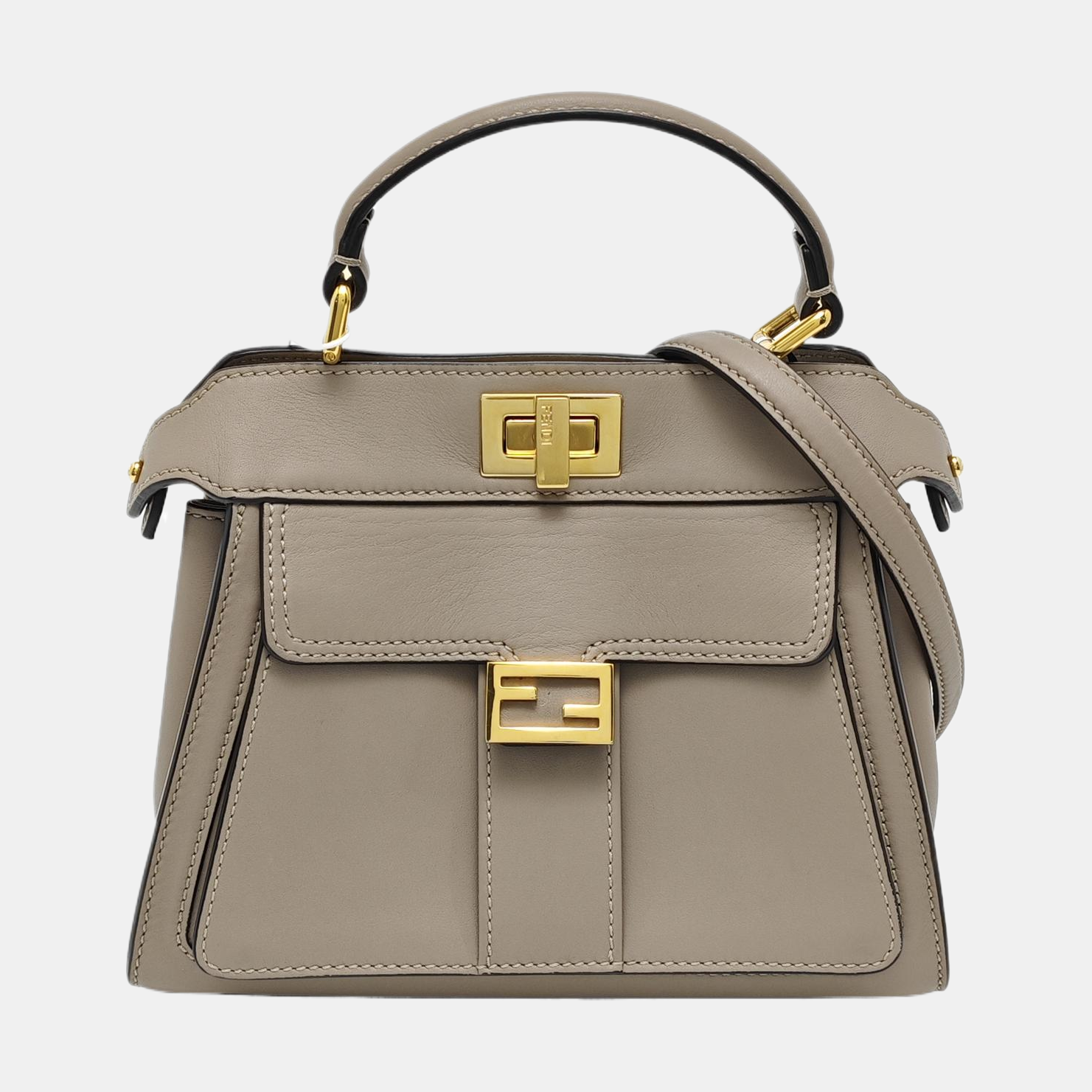 Peekaboo Mini Calfskin Gray