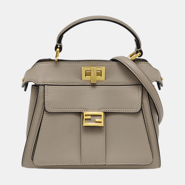 Peekaboo Mini Calfskin Gray