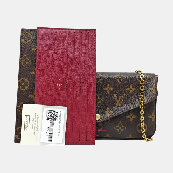 FÉLICIE Monogram Coated Canvas Brown