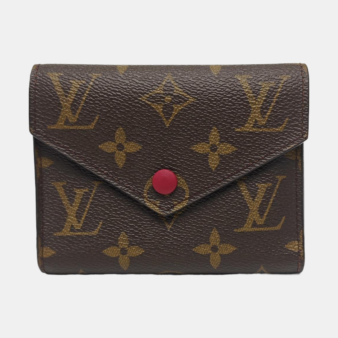 VICTORINE Monogram Coated Canvas Brown Card Holder