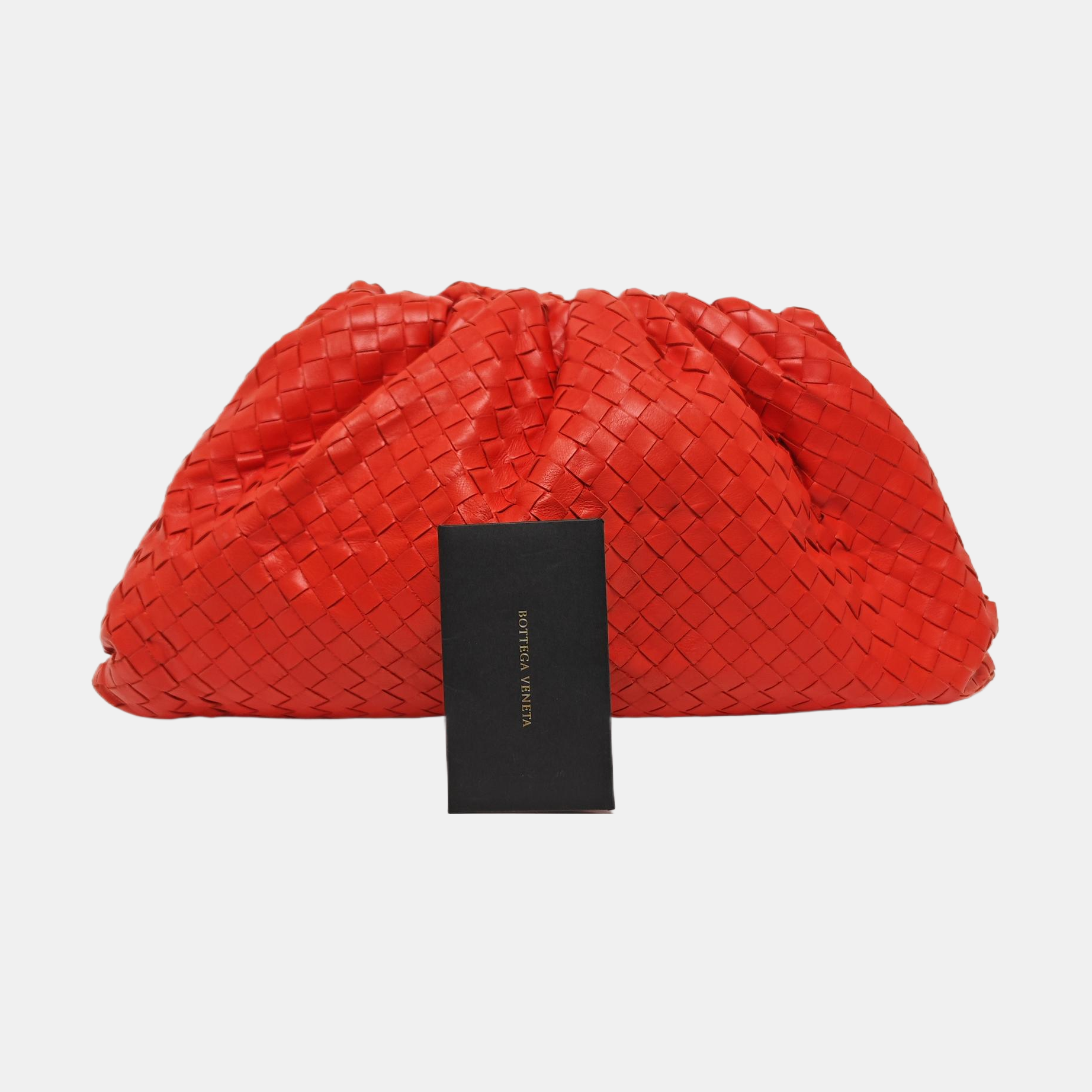 The Pouch Large Lambskin Red