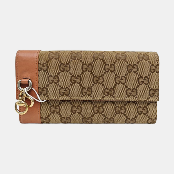 Monogram Canvas Wallet Brown