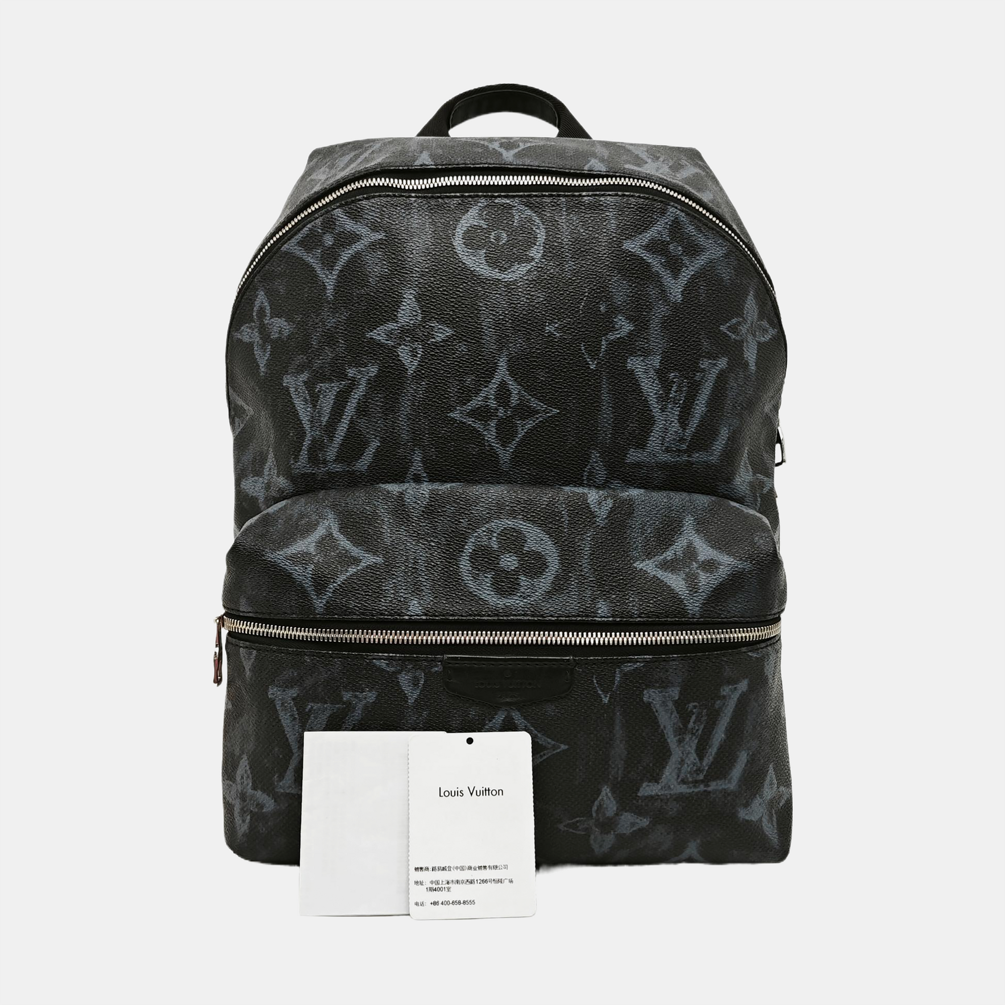 DISCOVERY PM Monogram Coated Canvas Black