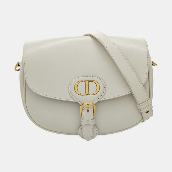 Bobby Medium Calfskin White