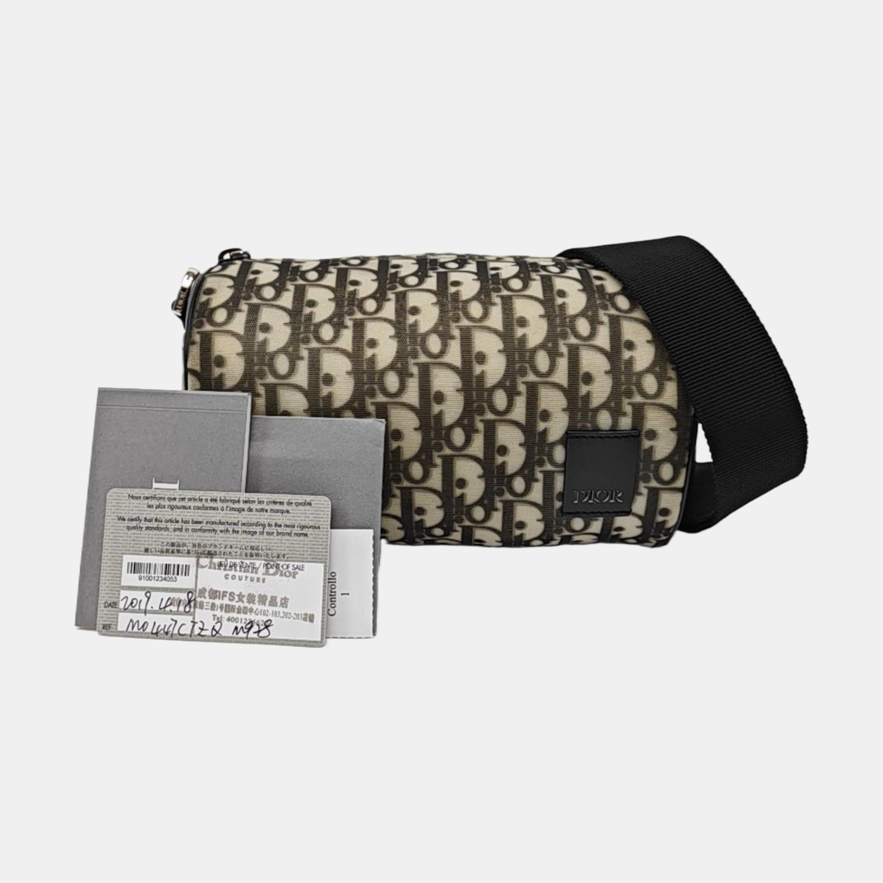 Travel Kit Oblique Fabric Green