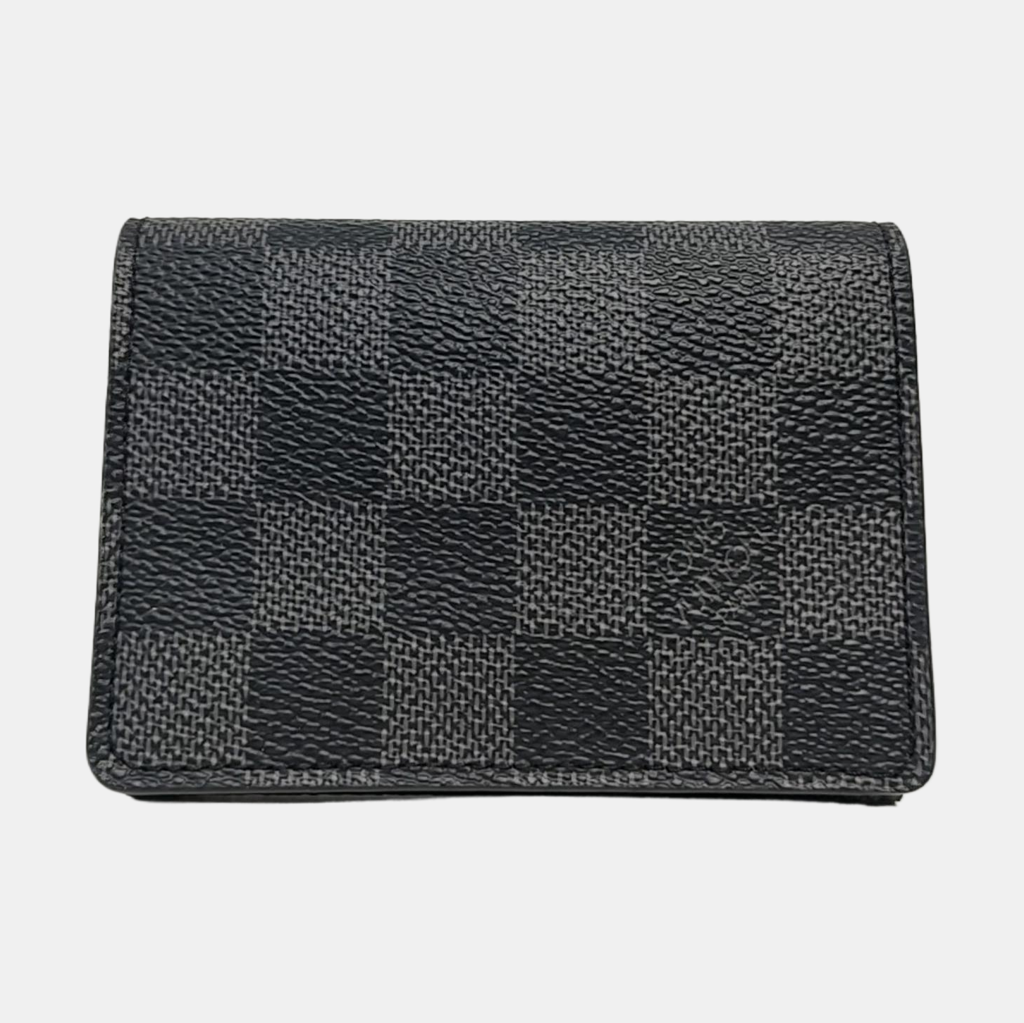 ENVELOPPE Damier Graphite Coated Canvas Gray Card Holder