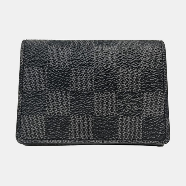 ENVELOPPE Damier Graphite Coated Canvas Gray Card Holder