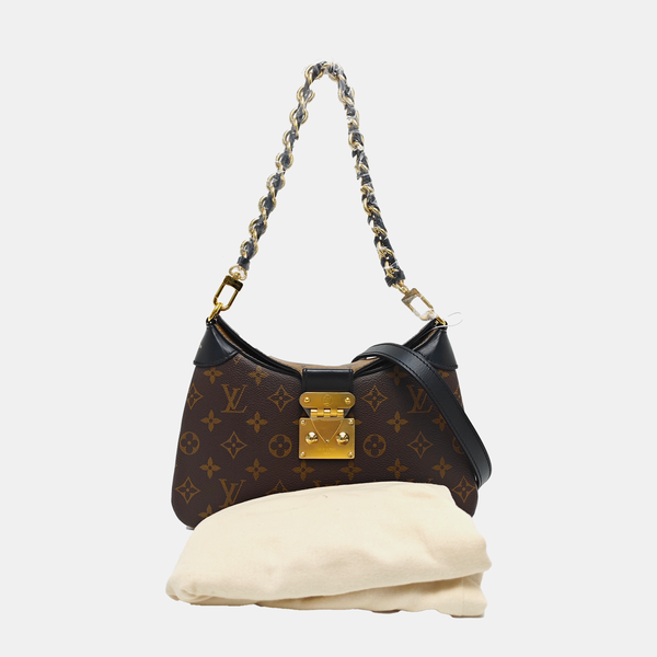 TWINNY Monogram Coated Canvas Brown