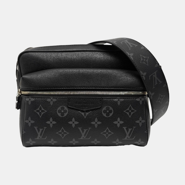 OUTDOOR PM Monogram Coated Canvas Black