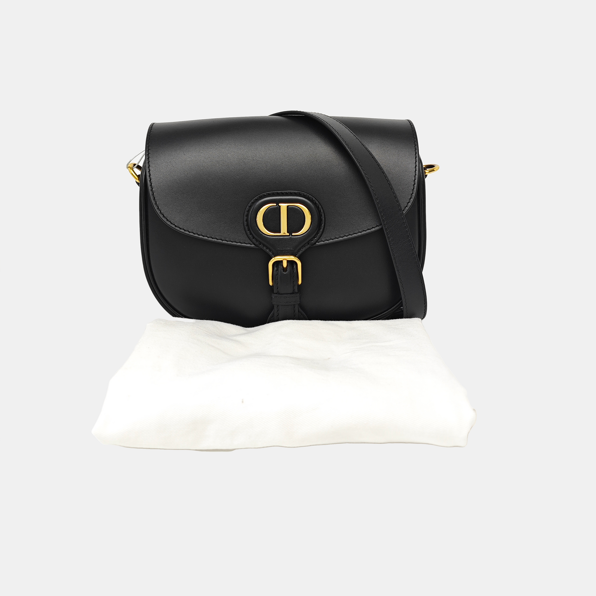 Bobby Medium Calfskin Black