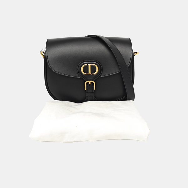 Bobby Medium Calfskin Black