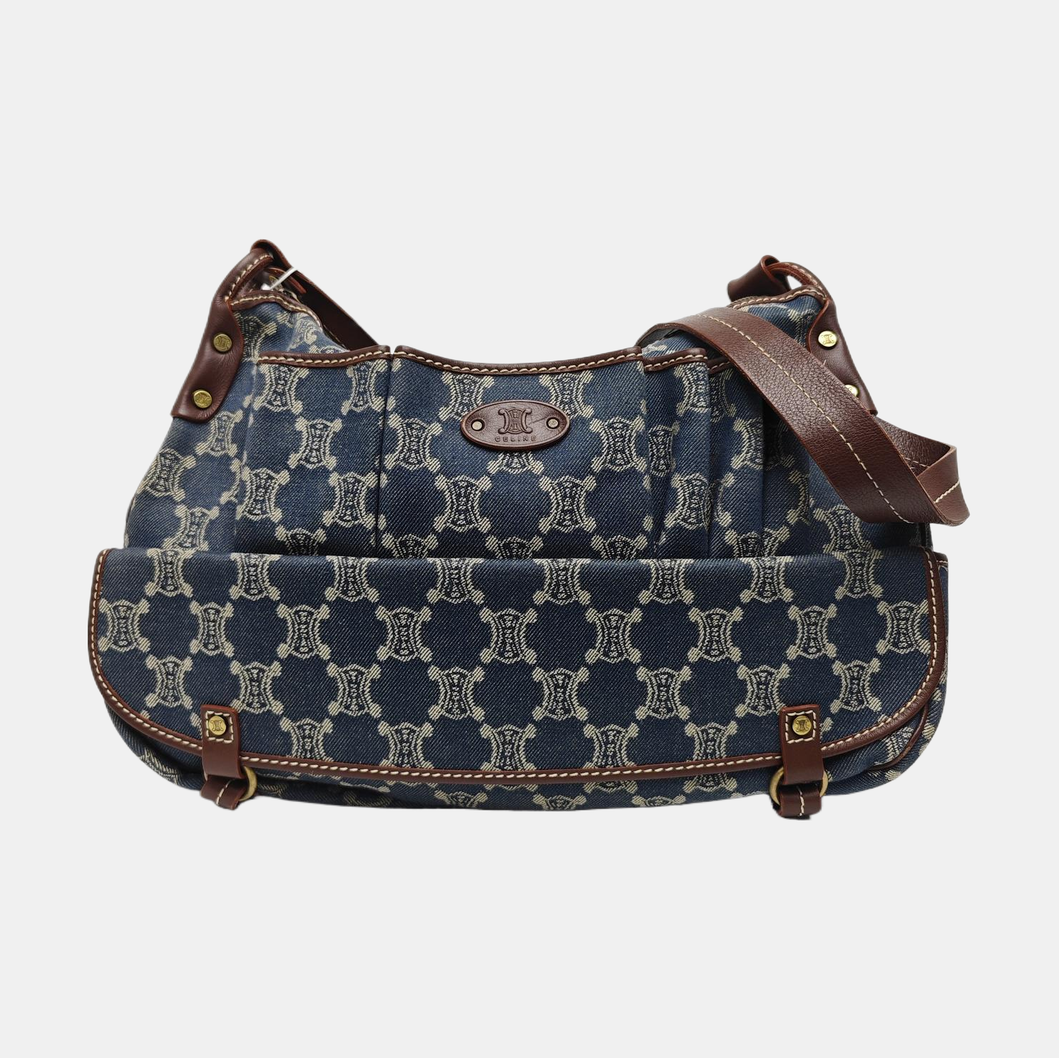 Canvas Shoulder Bag Blue