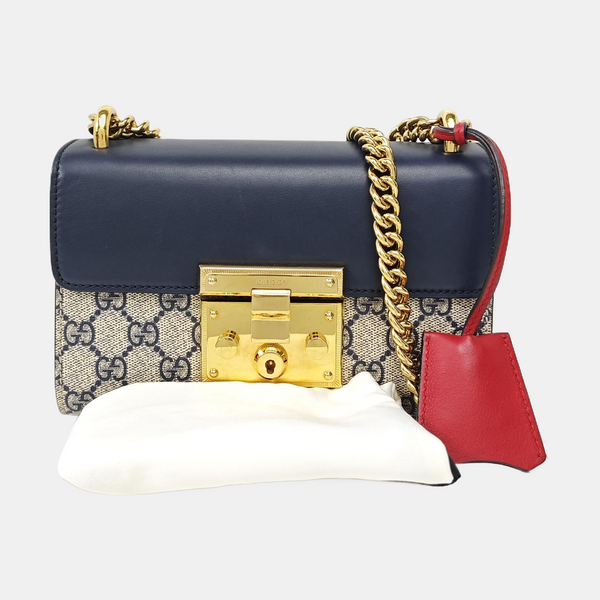 Padlock Small Monogram Coated Canvas Multicolor