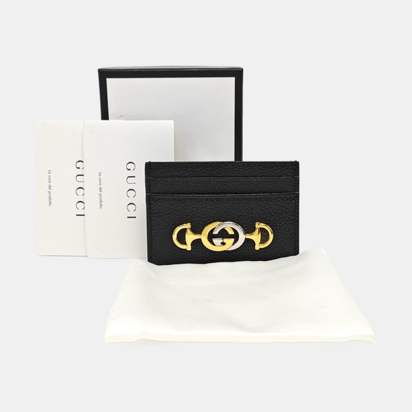 Zumi Calfskin Black Card Holder