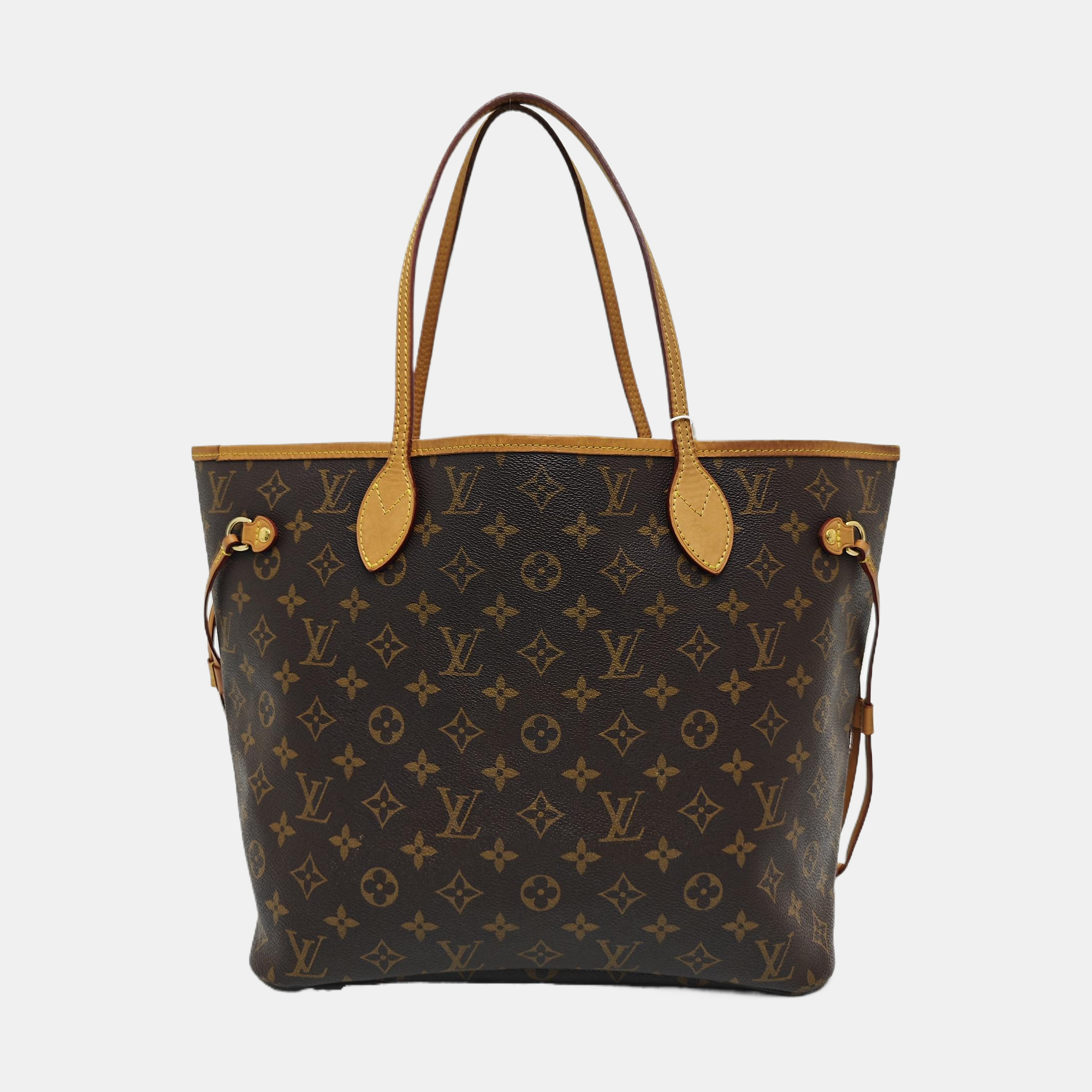 NEVERFULL MM Monogram Coated Canvas Brown