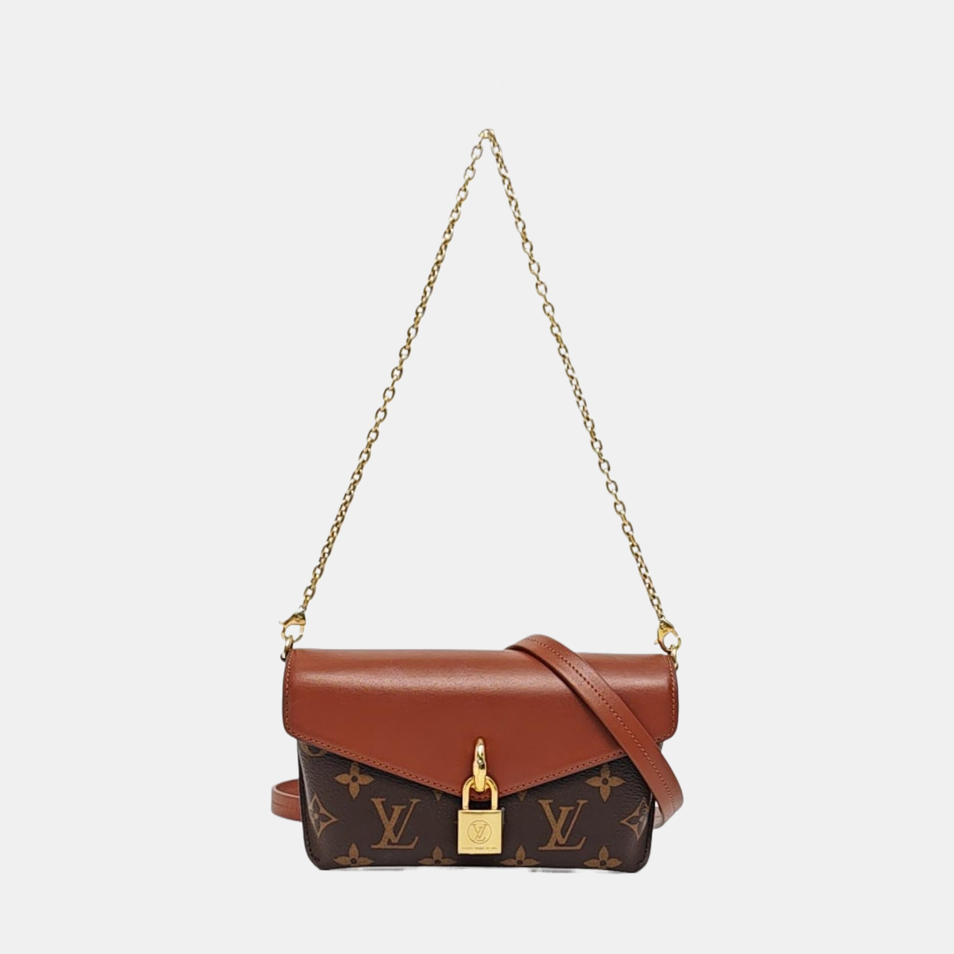PADLOCK Monogram Coated Canvas Brown