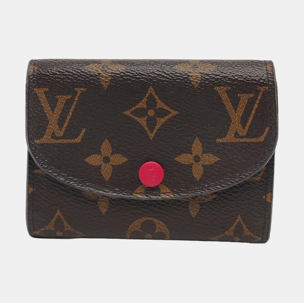 ROSALIE Monogram Coated Canvas Brown Wallet