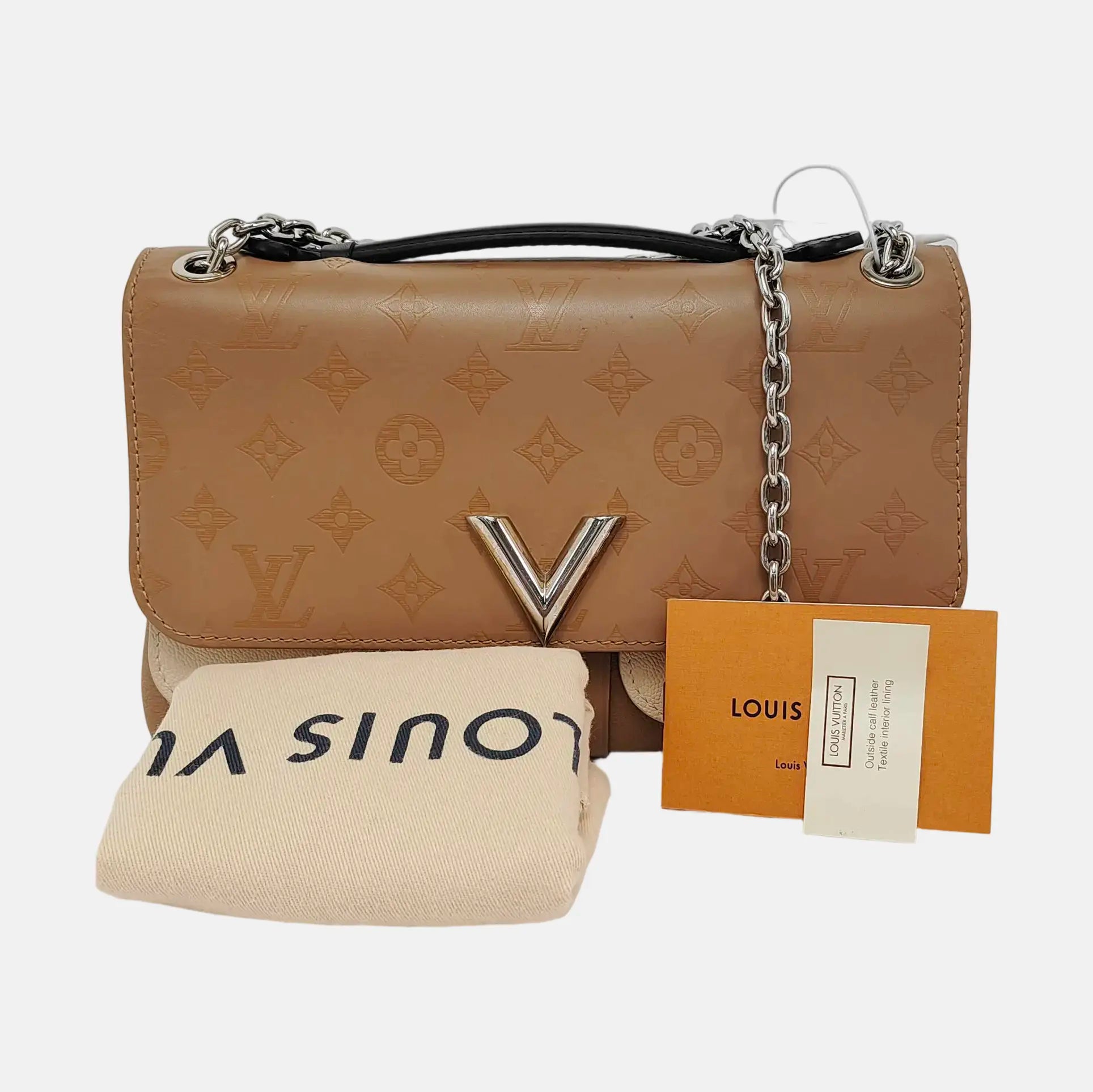 VERY Monogram Calfskin Brown