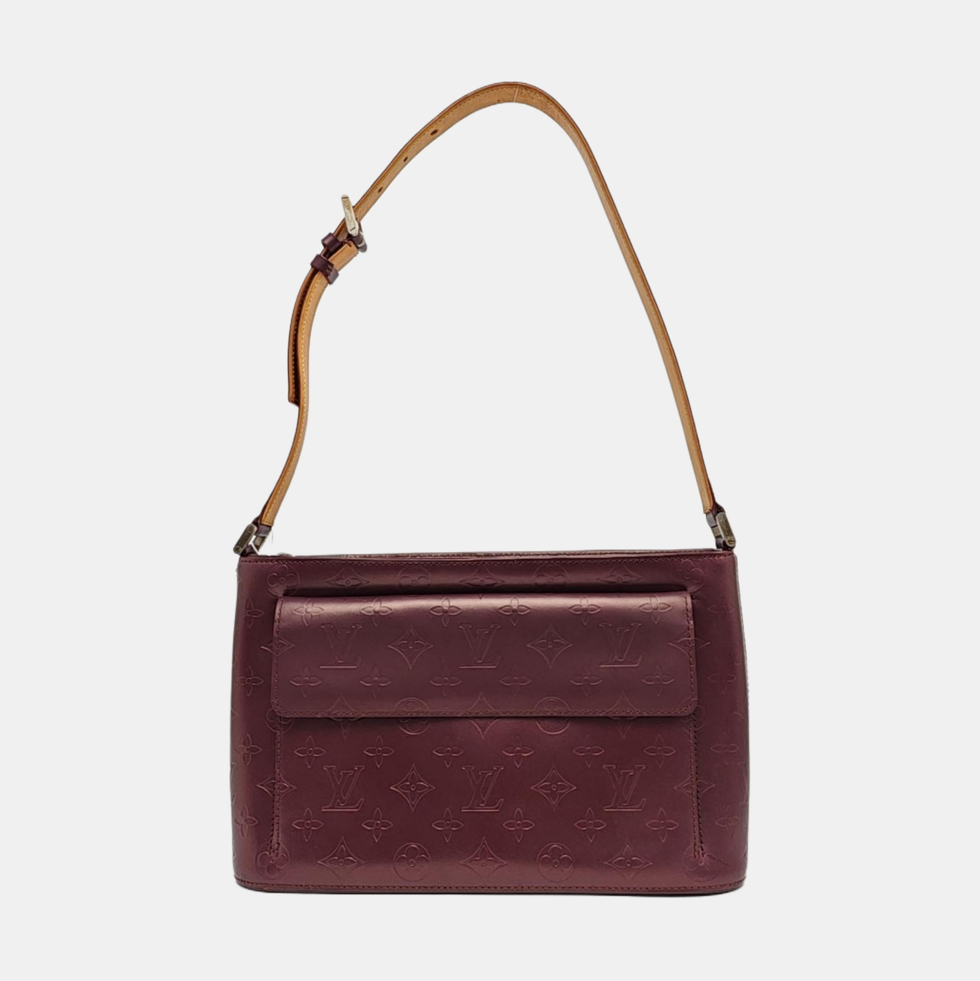 ALLSTON Monogram Patent Leather Red