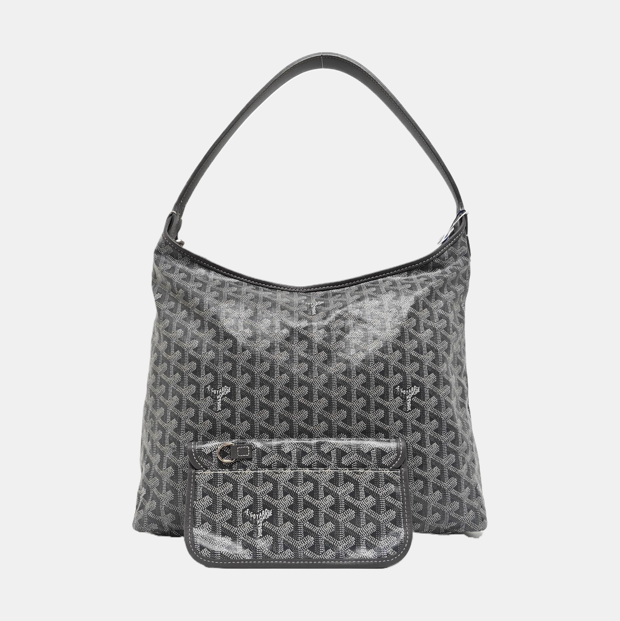 Hobo Coated Canvas Gray