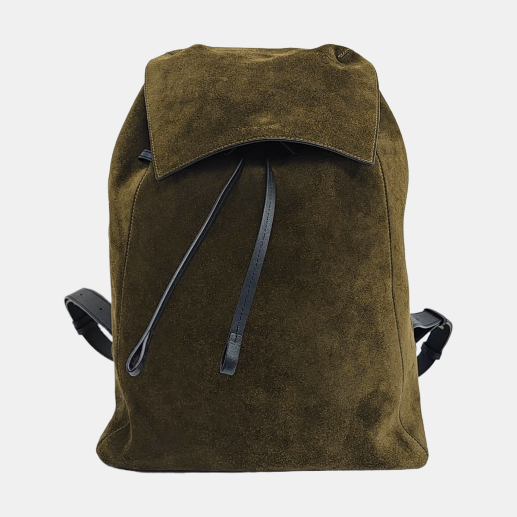 Suede Backpack Green