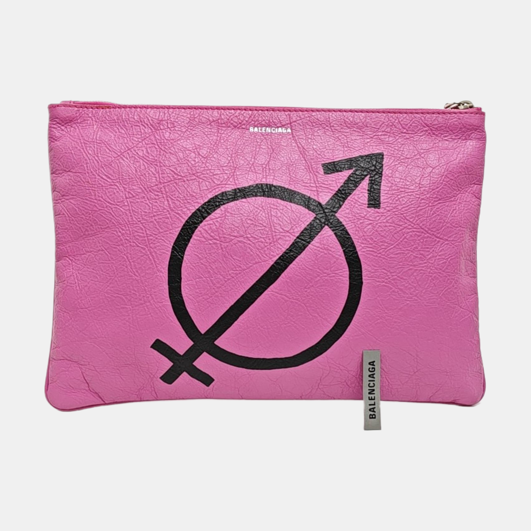 Calfskin Clutch Pink